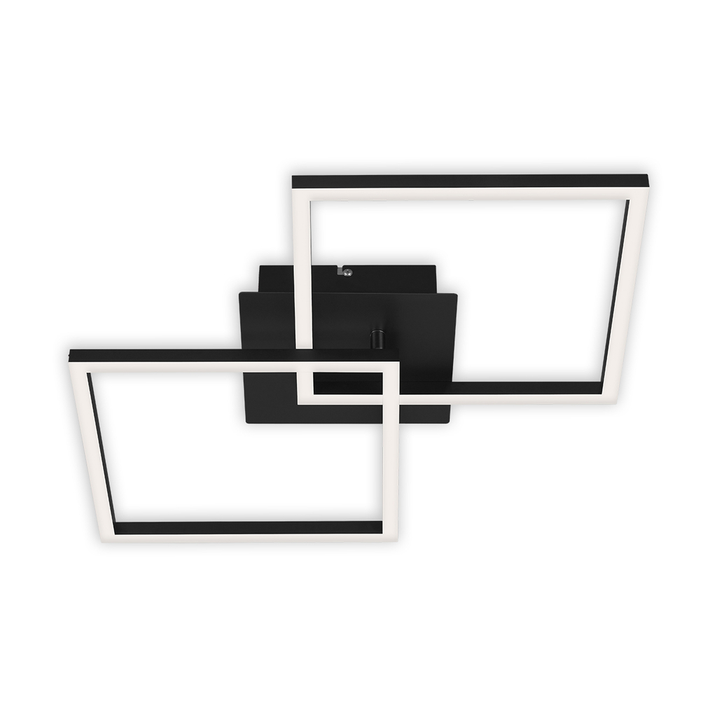 Stropná lampa otočná čierna FRAME LED 62 cm