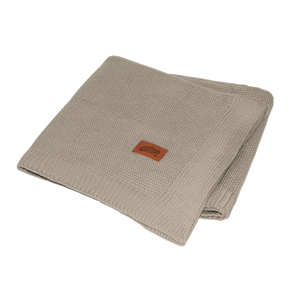 Detská deka bambusová béžová MAYA MOO 80x100 cm