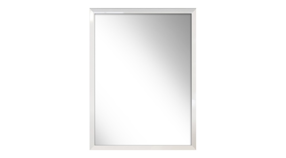 Zrkadlo s bielym rámom SLIM 57,5 x 77,5 cm