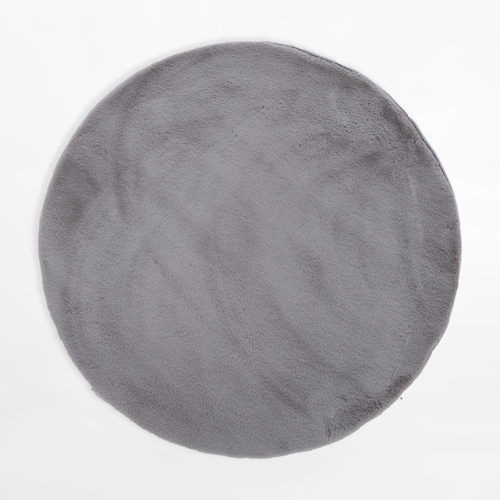 Okrúhly koberec RABBIT, strieborný, 120 cm