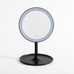 Kozmetické zrkadlo s LED osvetlením čierne