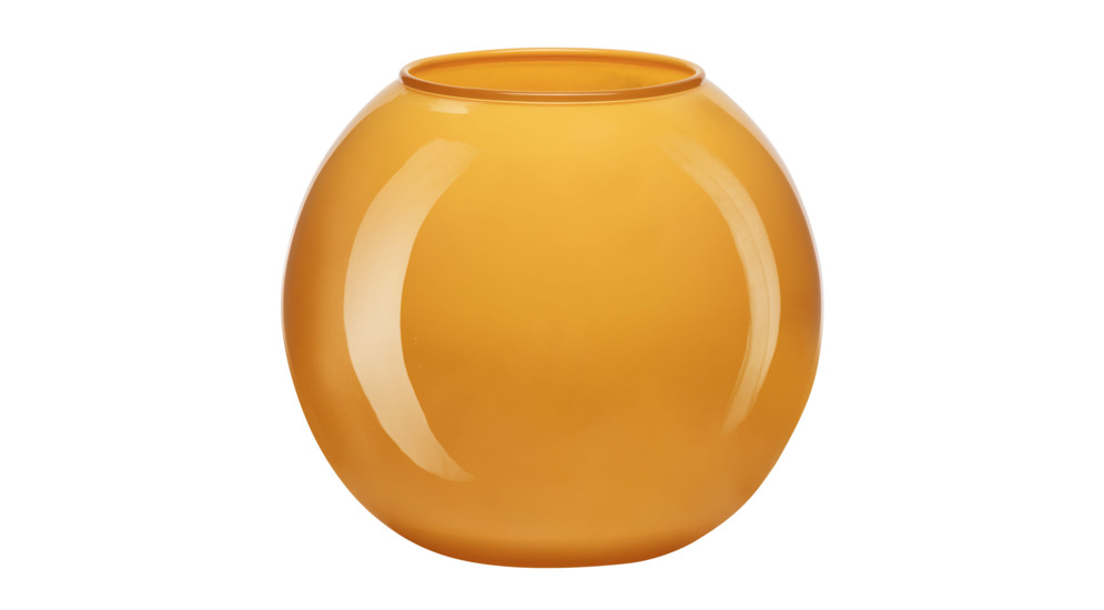 Žltá váza  GUĽA 17 cm