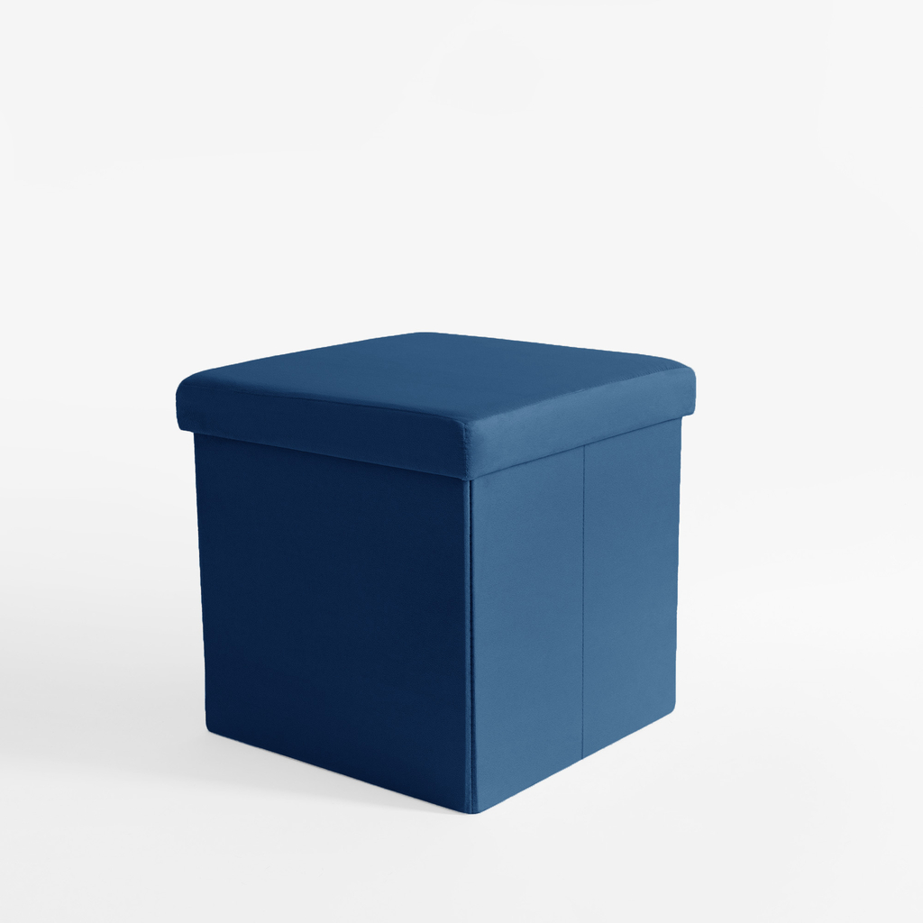 Skladacia taburetka modrý 38x37,5 cm