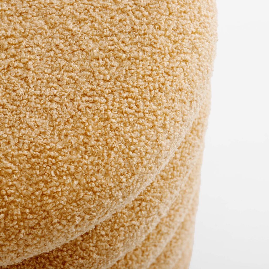 Svetlohnedá taburetka 38x42 cm