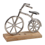 Strieborná dekorácia BICYKEL 19 cm
