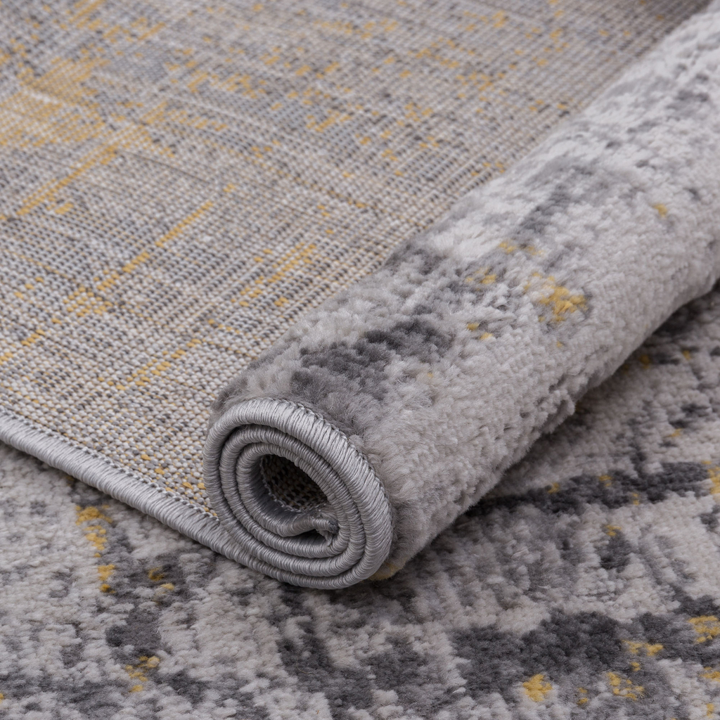 Šedožltý loftový koberec MIRAGE 160x230 cm