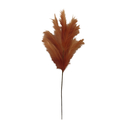 Umelá pampová tráva oranžová 110 cm