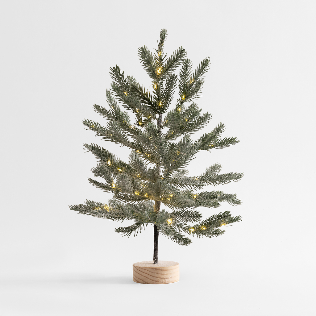 Vianočný stromček 80 LED 3AA zelený 60 cm