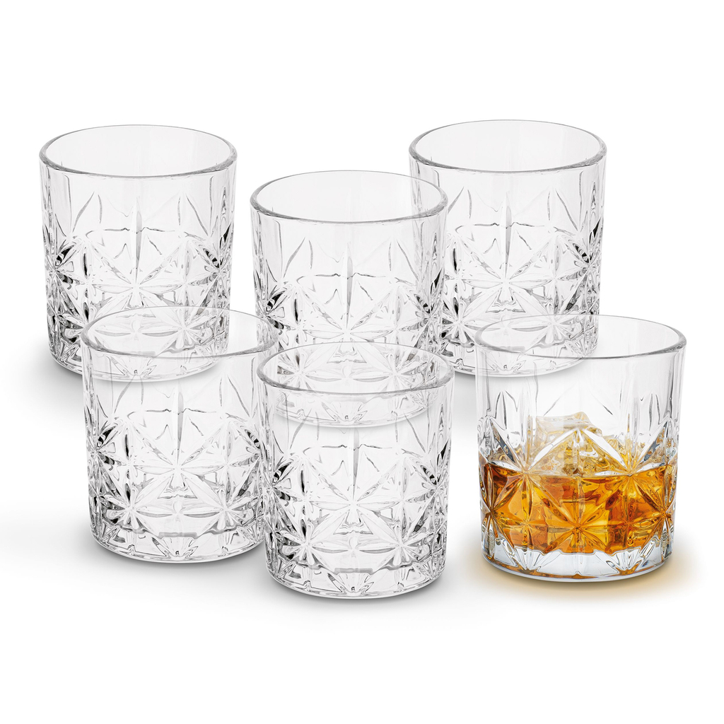 Sada 6 pohárov na whisky GLEN 300 ml