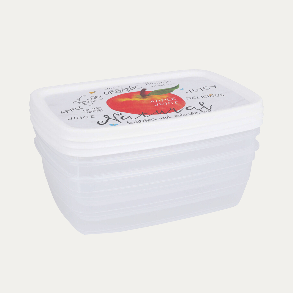 Súprava 3 nádob na potraviny 600 ml MIX