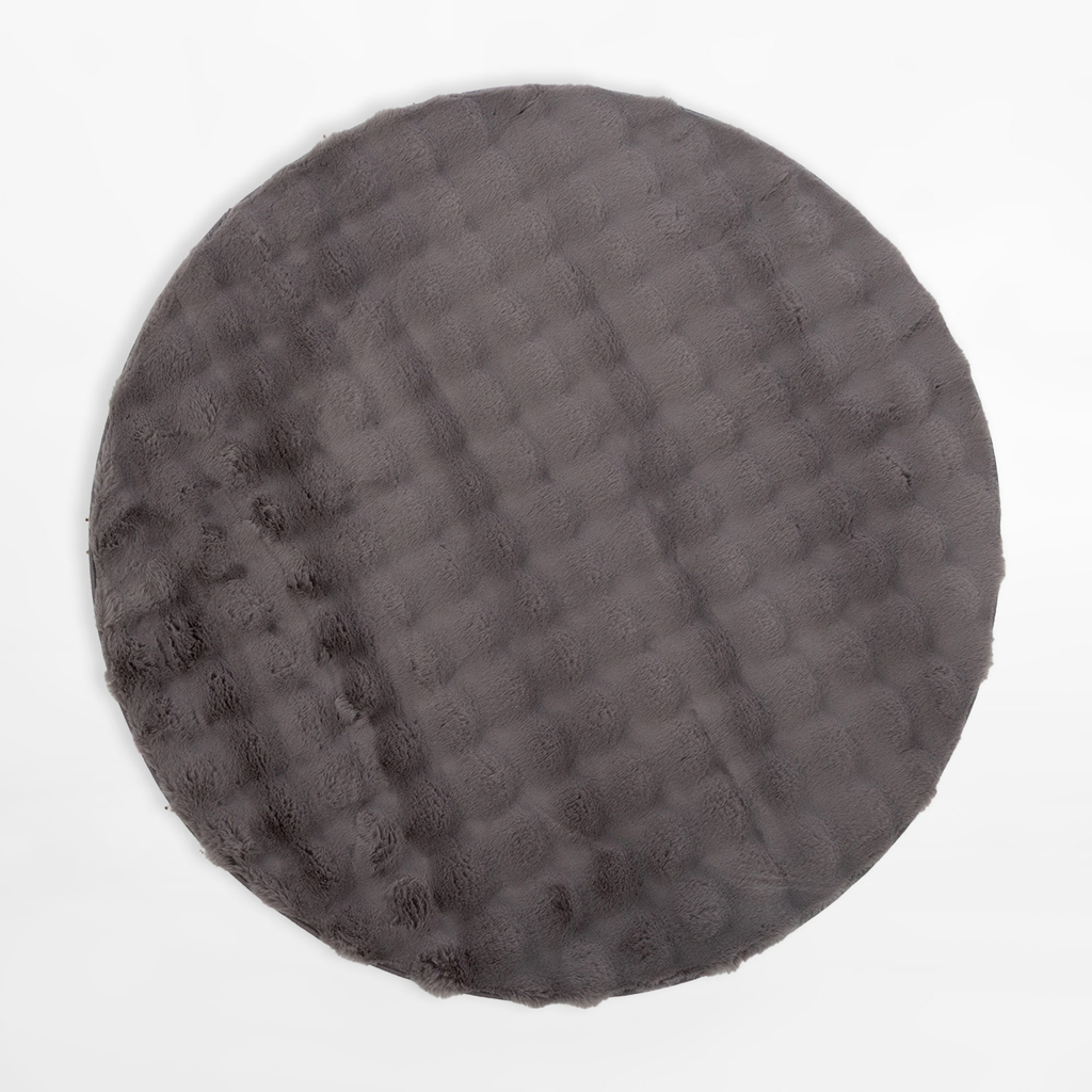 Moderný koberec MODESTO, sivý, 120 cm