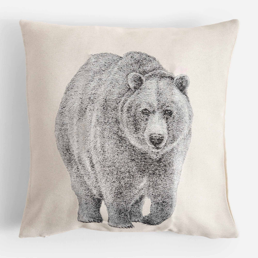 Dekoračná obliečka na vankúš MOLLIE s medveďom 45x45 cm