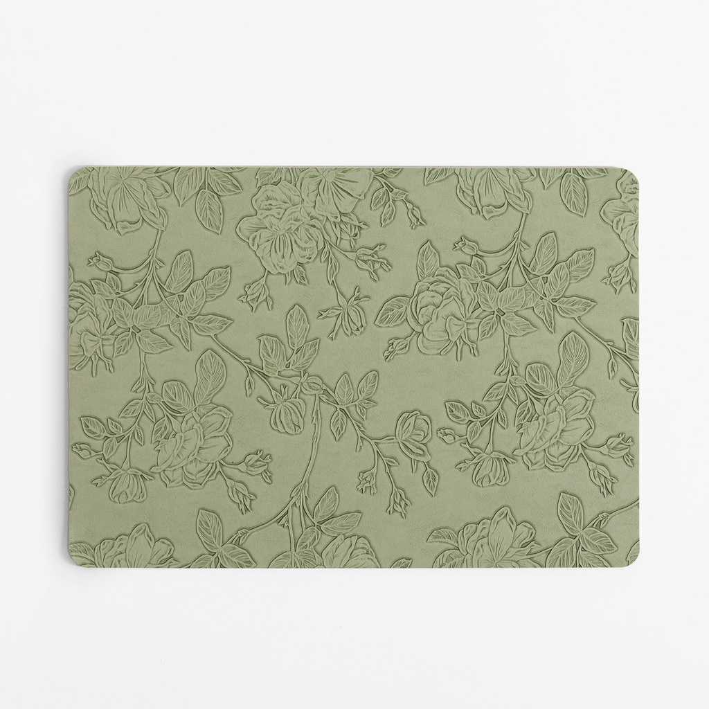 Prestieranie na stôl v zelenej farbe KVETY 43x30cm