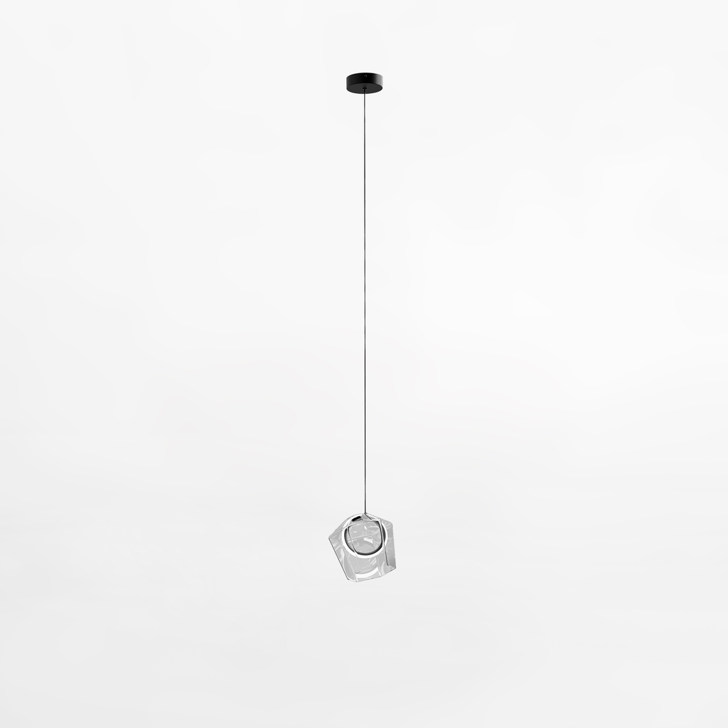 Závesné LED svietidlo transparentné COLORE