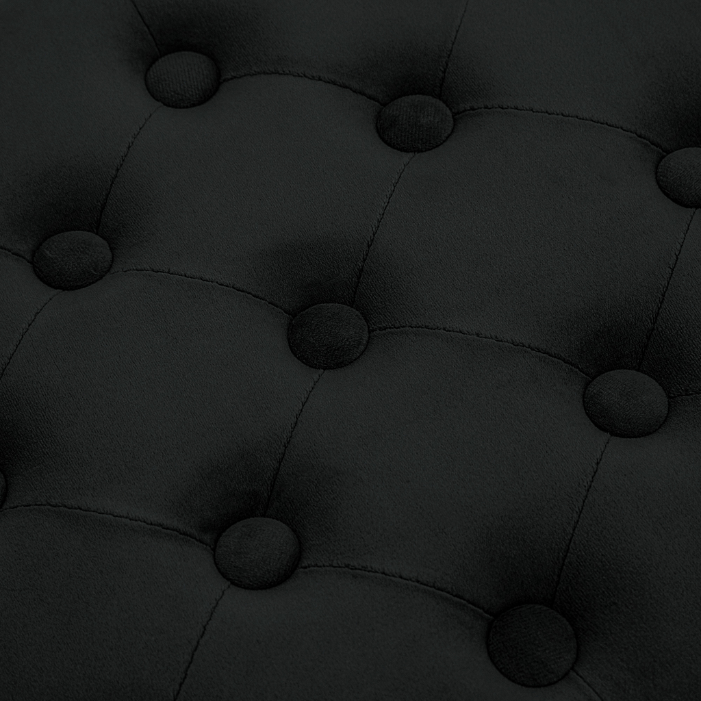 Skladacia taburetka s úložným priestorom čierna 38x38 cm