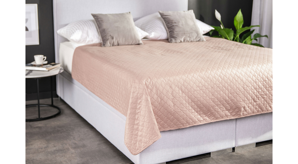 Prehoz na posteľ NICEA ružový 220x240 cm