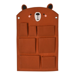 Nástenný organizér MEDVEDÍK hnedý 45x22 cm