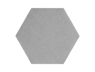 Čalúnený panel FIBI HEXAGON 20x20, šedý