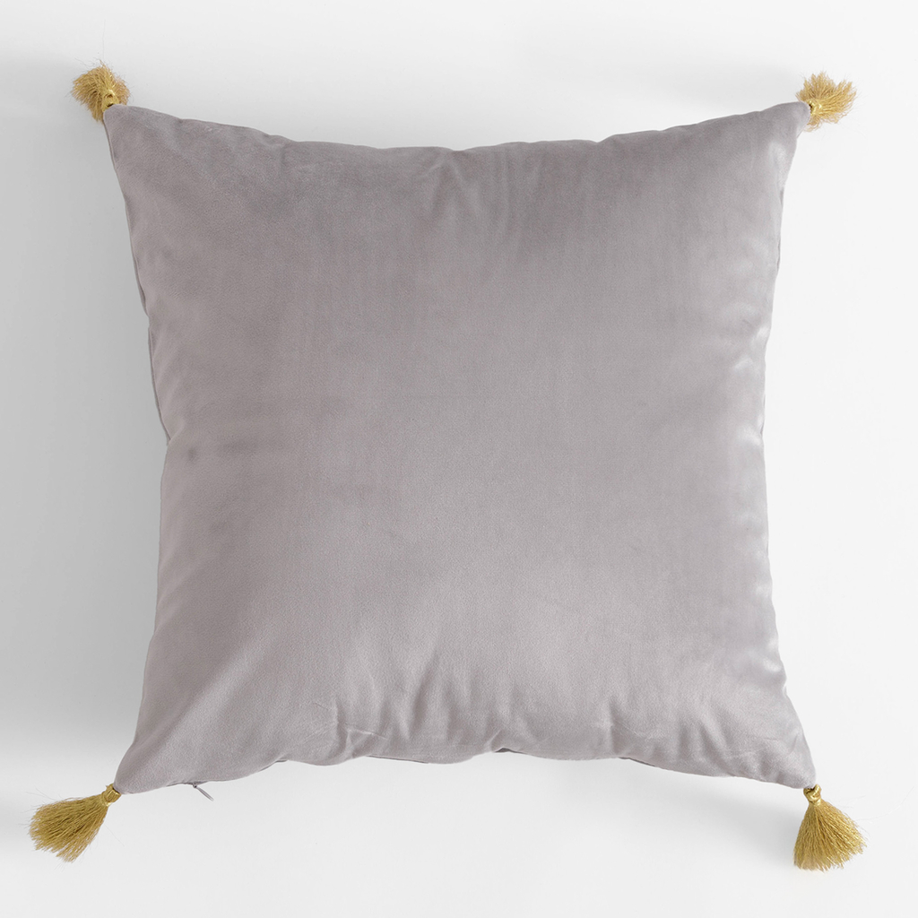 Dekoračná obliečka na vankúš v striebornej farbe DJERBA 45x45 cm