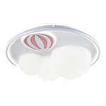 LED stropné svietidlo FOCUS bielo-červené
