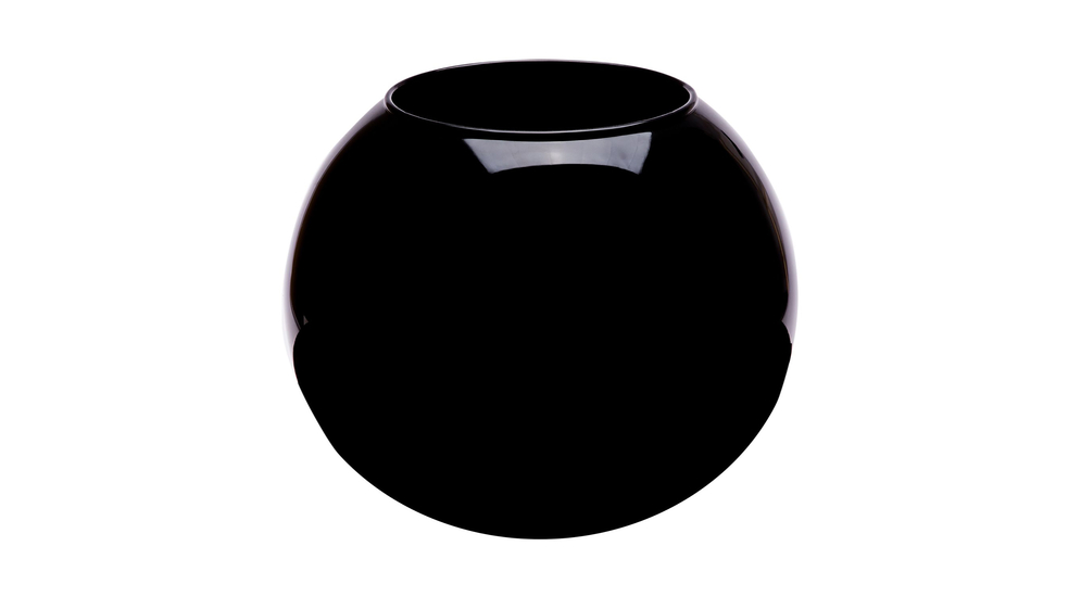 Čierna váza GUĽA 17 cm