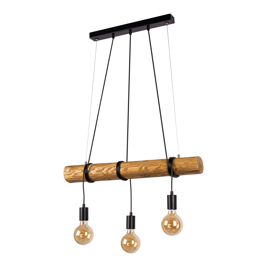 Lampa visiaca na drevenom tráme DULCE
