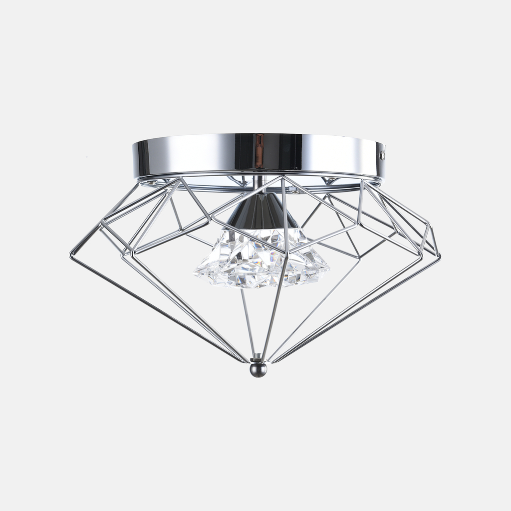 Chrómové stropné svietidlo AMY