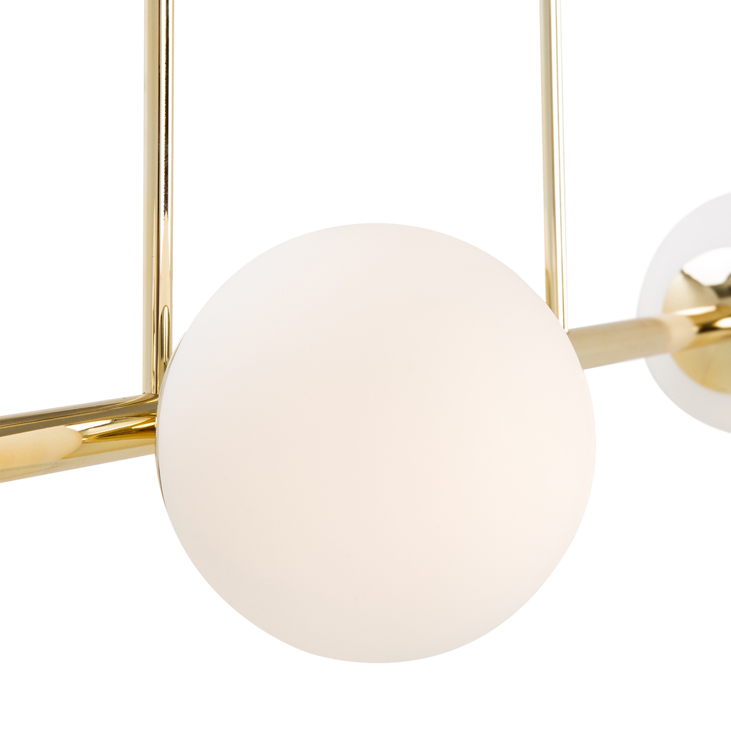 Stropné svietidlo ESSO 4 gule zlaté