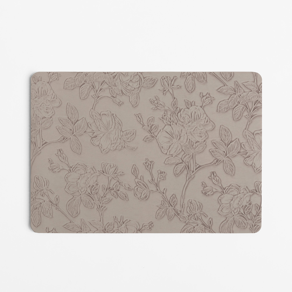 Podložka na stôl v sivej farbe KVETY 43x30cm