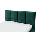 Zelená posteľ FABRIZZIO SQUERE P 160x200 cm