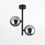 Stropné svietidlo gule čierne ESTERA II