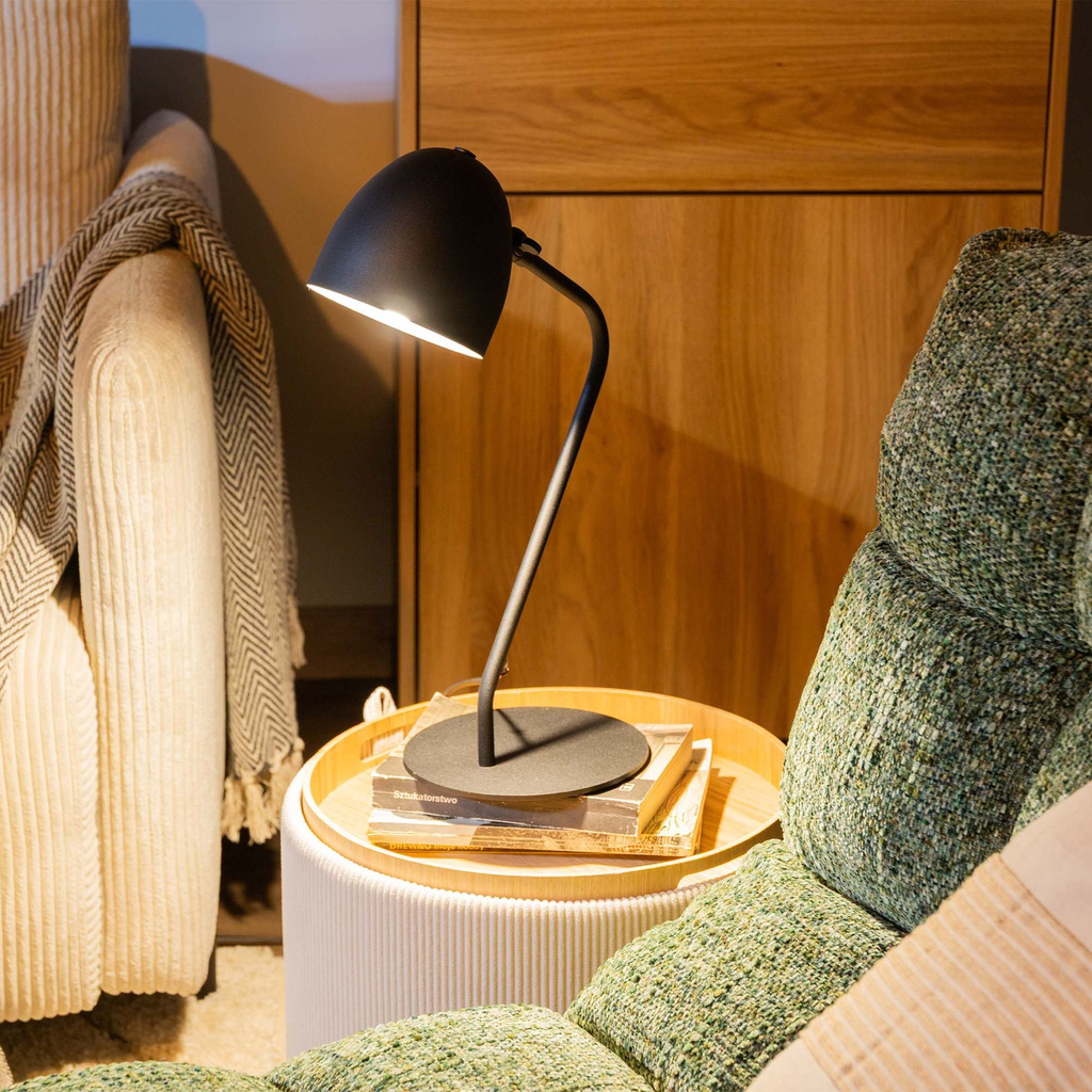 Stolná lampa čierna SOHO