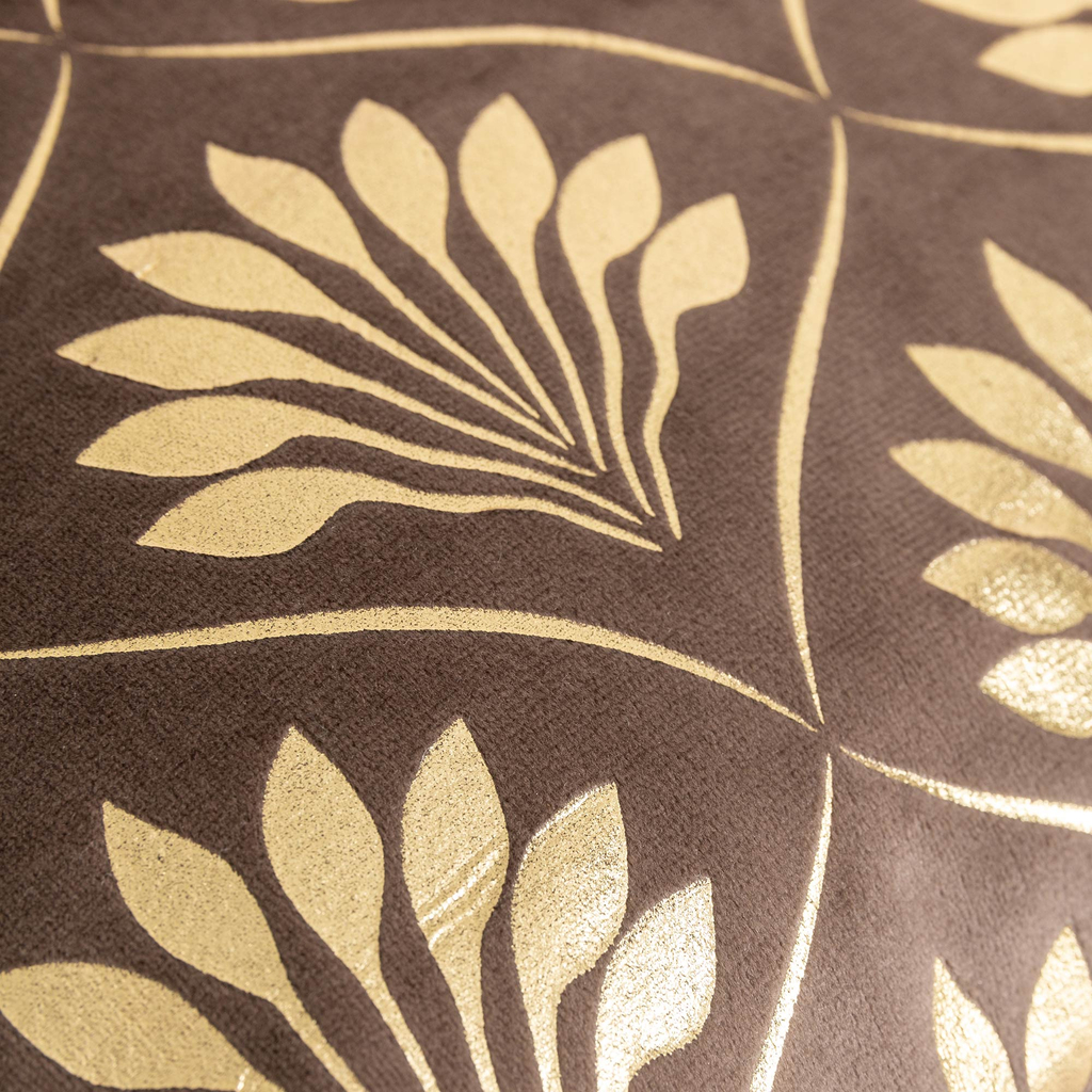 Dekoračná obliečka na vankúš v hnedej farbe DEKAR 45x45 cm