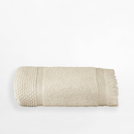 Bavlnený uterák so strapcami v béžovej farbe SANTORINI 50x90 cm