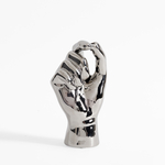 Strieborná váza RUKA 9,5 cm