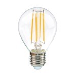 Žiarovka LED E27 4W teplá farba ORO-E27-G45-FL-CLARO-4W-WW