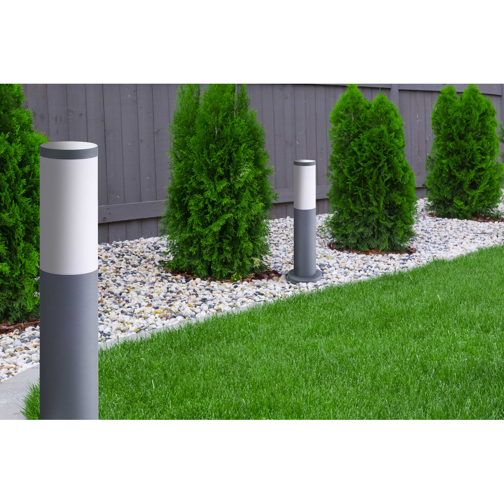 Vonkajšie stojacie svietidlo sivé OSLO 100 cm
