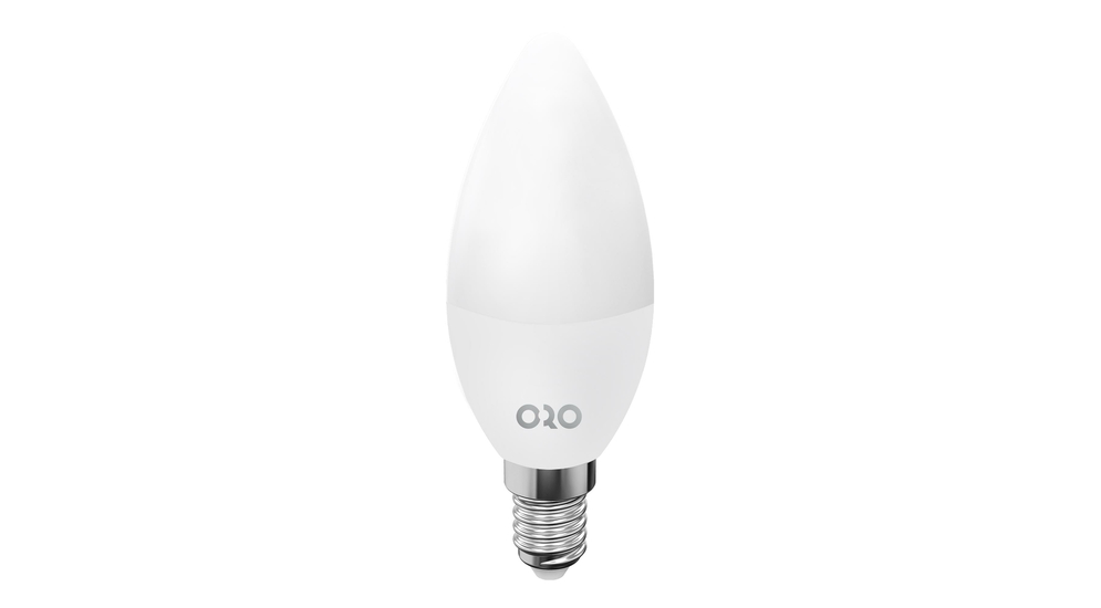 LED žiarovka E14 5W teplá farba ORO-E14-C37-TOTO-5W