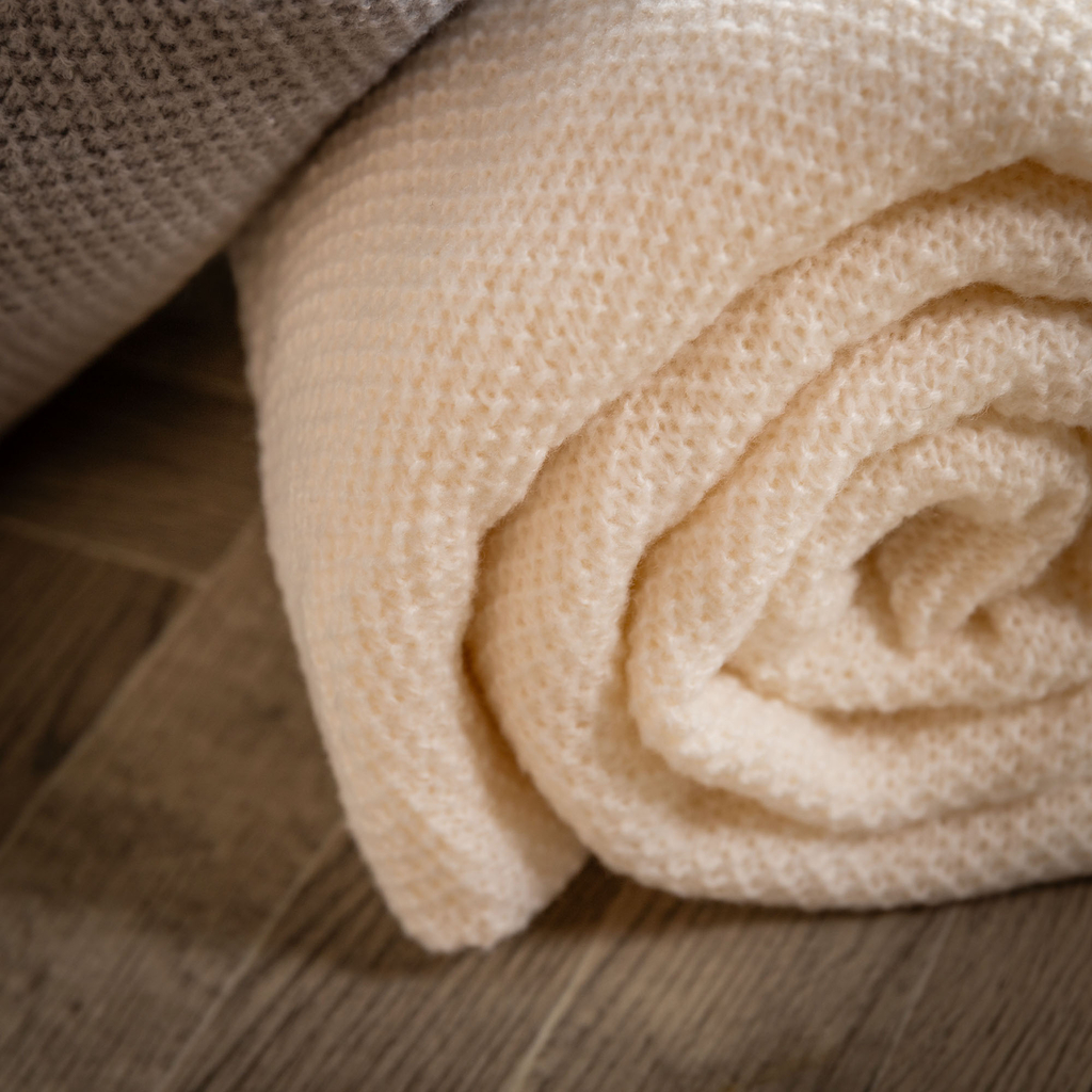 Krémowá deka FANCY 130x170 cm