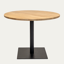 Okrúhly drevený stôl VERNI 80 cm