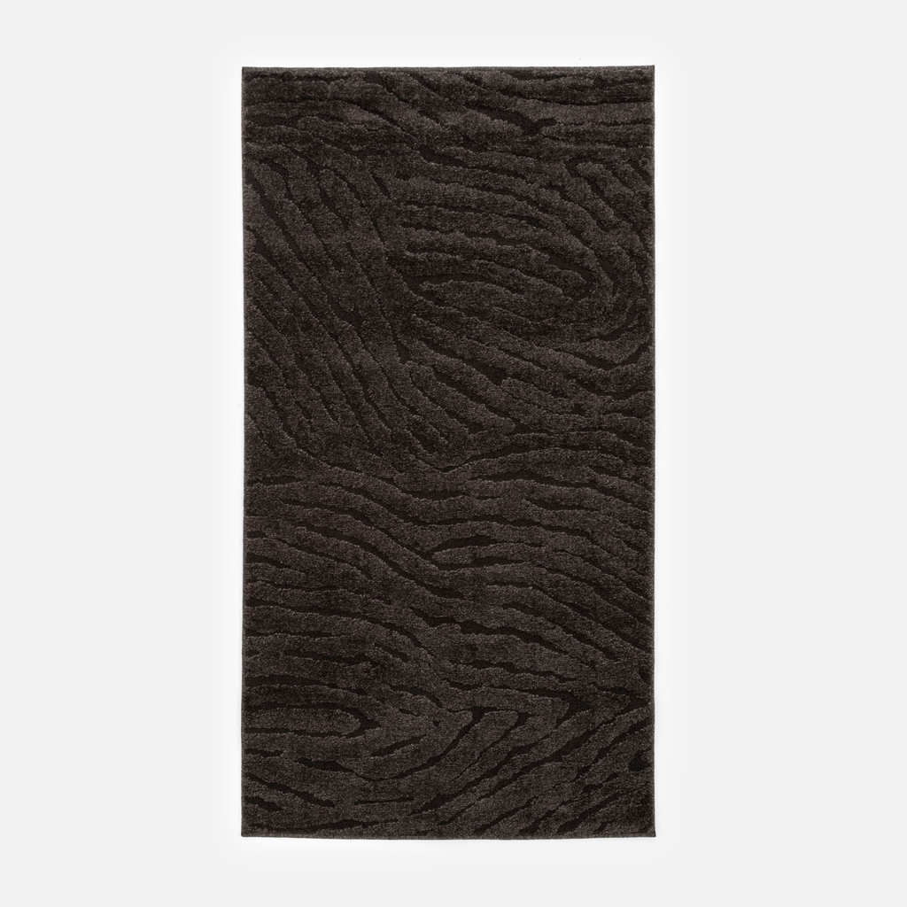 Moderný koberec čierny DEUS 80x150 cm