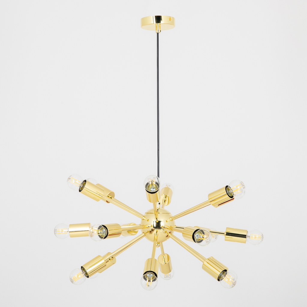 Loftové závesné svietidlo MANDI zlaté 51 cm