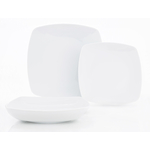 Kávová súprava z bieleho porcelánu APOSTROPHE pre 6 osôb