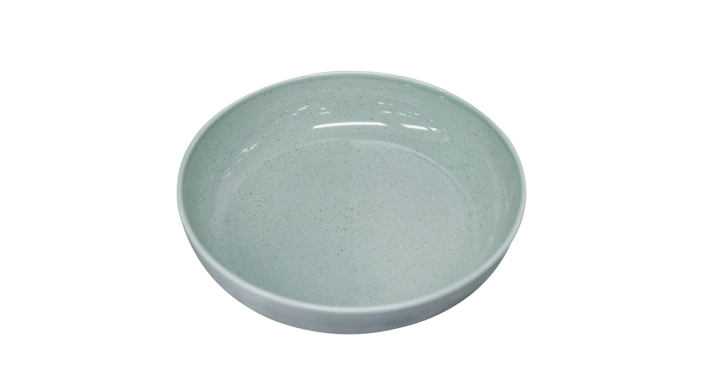 Hlboký tanier GRANITE MINT BLUE porcelán Bogucice 22 cm