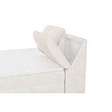 Kontinentálna posteľ LORENZO HR 160x200 cm, krémová