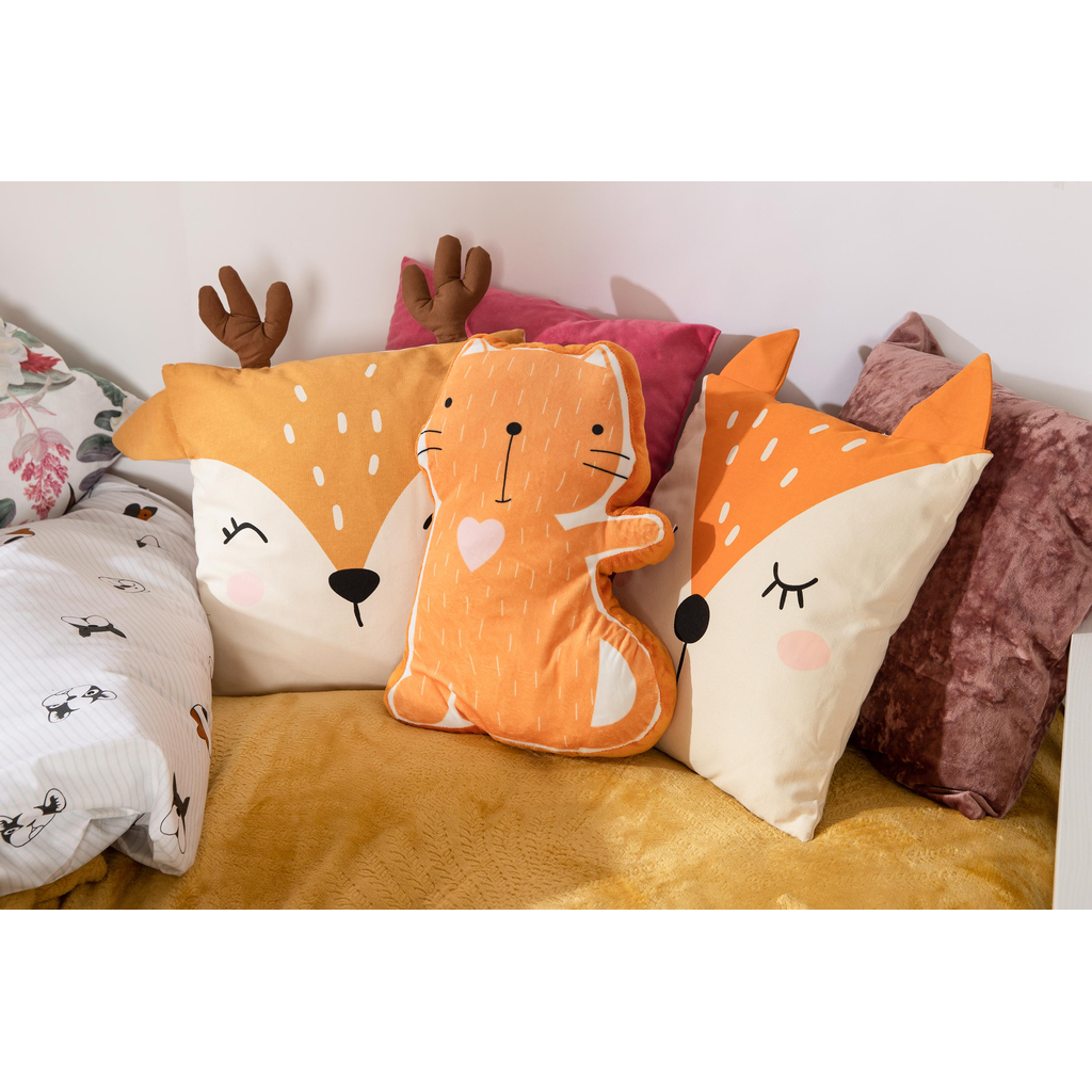 Plyšový vankúš MAČKA