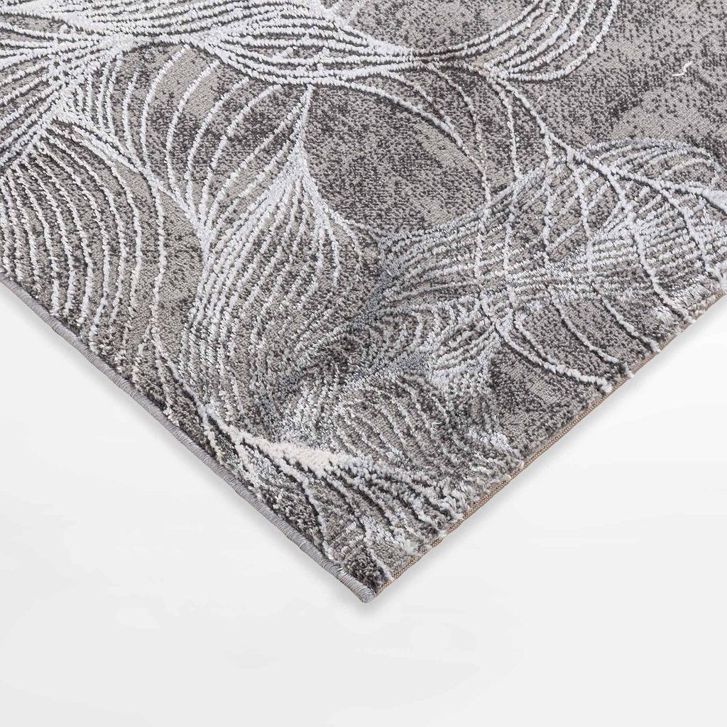 Koberec do obývacej izby SPAZZIO, sivý, 120x170 cm