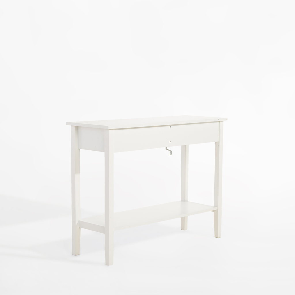 Konzola so zásuvkami SABINO biela