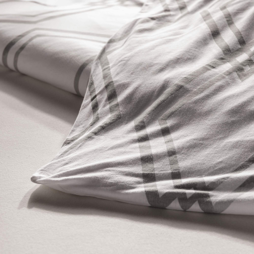 Geometrická bavlnená posteľná bielizeň JERSEYLOVE 220x200 cm