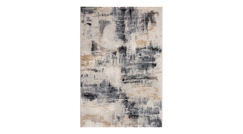 Svetlosivý abstraktný koberec NOVANTA 160x230 cm